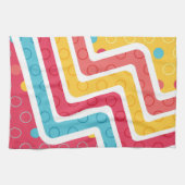 幾何学的姿4 キッチンタオル (横)