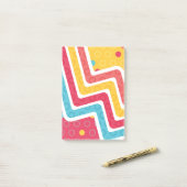 幾何学的姿4 ポストイット (デスク上)