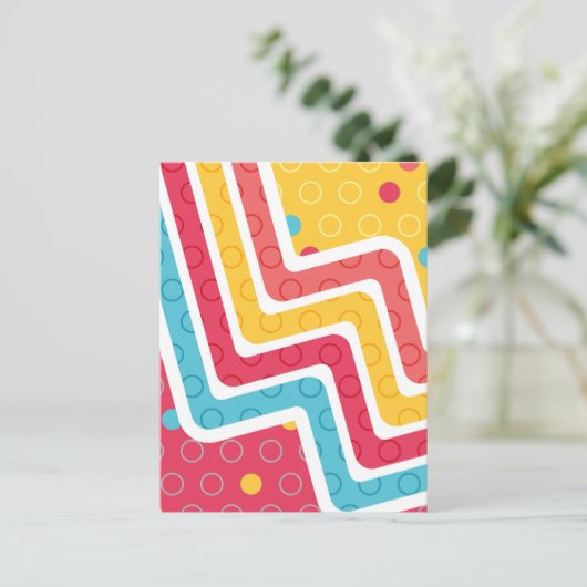 幾何学的姿4 ポストカード (スタンド正面)