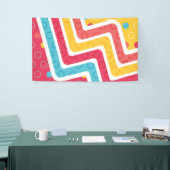 幾何学的姿4 横断幕 (トレードショー)