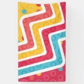 幾何学的姿4 横断幕 (縦)