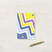 幾何学的姿5 ポストイット (デスク上)