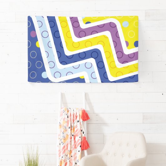 幾何学的姿5 横断幕 (インサイチュ)