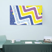 幾何学的姿5 横断幕 (トレードショー)