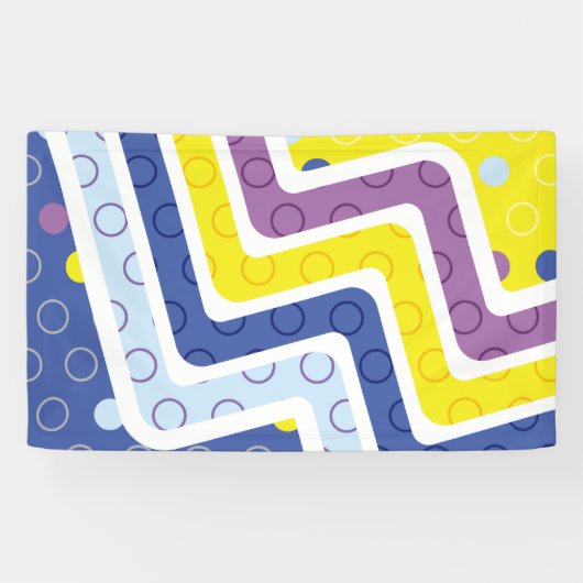 幾何学的姿5 横断幕 (横)