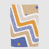 幾何学的姿6 ゴルフタオル (正面)