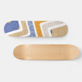 幾何学的姿6 スケートボード (横)