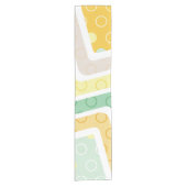 幾何学的姿7 ショートテーブルランナー (正面)