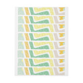 幾何学的姿7 ラップアラウンドラベル (シート)