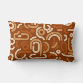 幾何学的姿 ランバークッション (裏面)