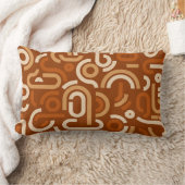 幾何学的姿 ランバークッション (ブランケット)