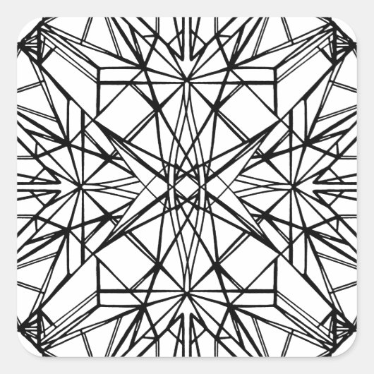 幾何学的対称性 スクエアシール (正面)