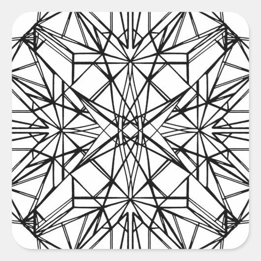 幾何学的対称性 スクエアシール (正面)