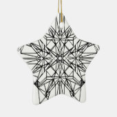 幾何学的対称性 セラミックオーナメント (右)