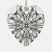 幾何学的対称性 セラミックオーナメント (右)