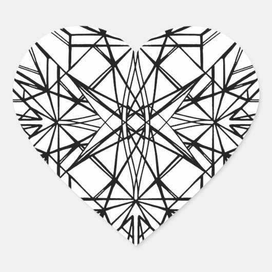 幾何学的対称性 ハートシール (正面)