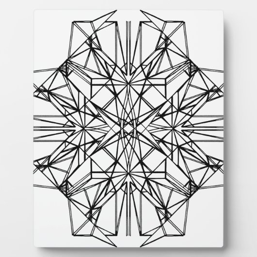 幾何学的対称性 フォトプラーク (正面)