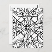 幾何学的対称性 ポストカード (正面/裏面)