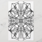 幾何学的対称性 便箋 (正面)