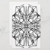 幾何学的対称性 便箋 (正面/裏面)