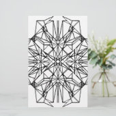 幾何学的対称性 便箋 (スタンド正面)