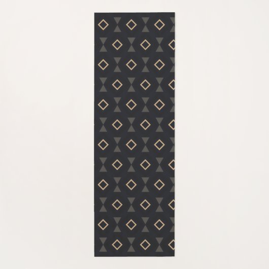 幾何学的対角三角形 ヨガマット (裏面)