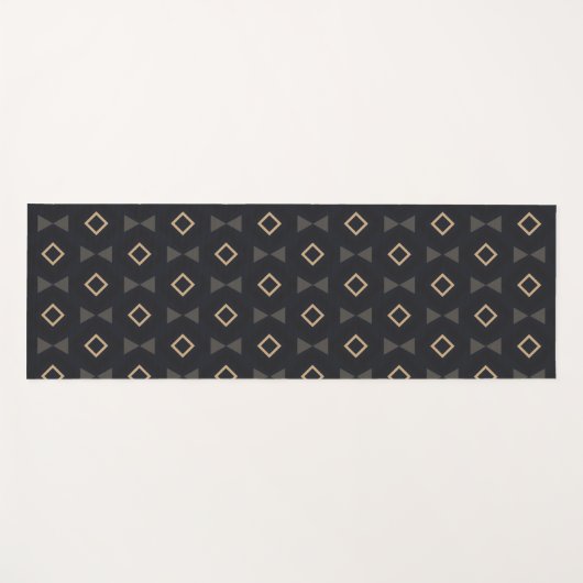 幾何学的対角三角形 ヨガマット (正面(横))
