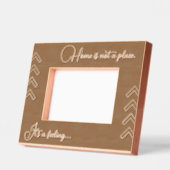 幾何学的引っ越し祝いパーティー彫刻木枠 レーザー彫刻フレーム (左)