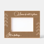 幾何学的引っ越し祝いパーティー彫刻木枠 レーザー彫刻フレーム (正面)