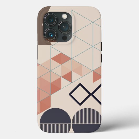 幾何学的形状パターン Case-Mate iPhoneケース (裏面)