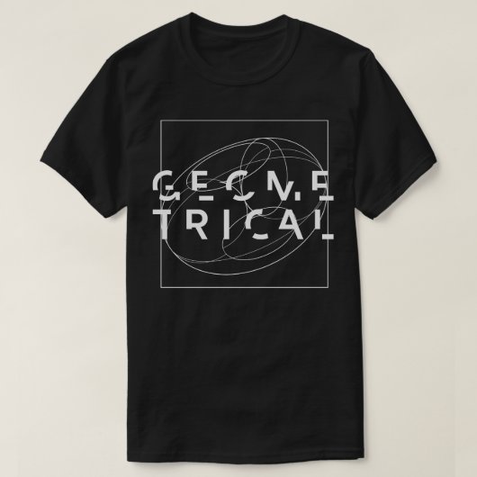幾何学的形状 Tシャツ (デザイン正面)