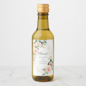 幾何学的応援ミニワインボトルラベル ワインラベル (正面)