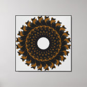 幾何学的抽象化 キャンバスプリント (正面)