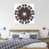 幾何学的抽象化 キャンバスプリント (インサイチュ (寝室))