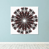 幾何学的抽象化 キャンバスプリント (インサイチュ (ウッドフロア))