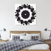 幾何学的抽象化 キャンバスプリント (インサイチュ (寝室))