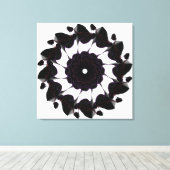 幾何学的抽象化 キャンバスプリント (インサイチュ (ウッドフロア))