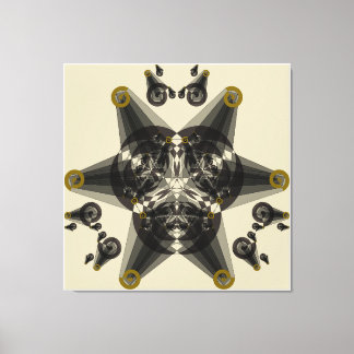 幾何学的抽象化 キャンバスプリント