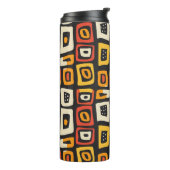 幾何学的抽象芸術アフリカパターン タンブラー (回転左)