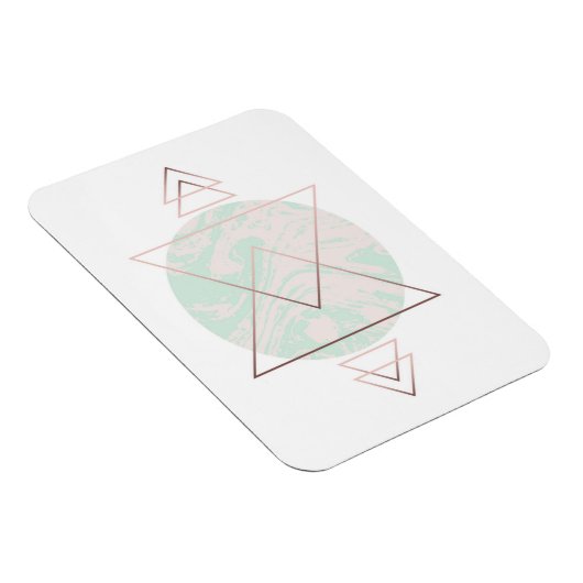 幾何学的抽象芸術アートデザイン マグネット (右側)