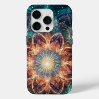 幾何学的抽象芸術アート – スターポータル iPhone 15 PROケース
