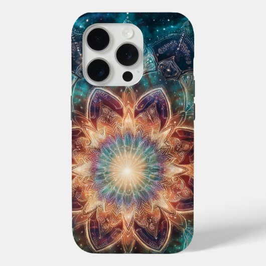 幾何学的抽象芸術アート – スターポータル Case-Mate iPhoneケース (裏面)