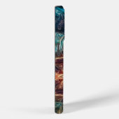 幾何学的抽象芸術アート – スターポータル Case-Mate iPhoneケース (裏面 / 右)