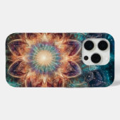 幾何学的抽象芸術アート – スターポータル Case-Mate iPhoneケース (裏面 (横))