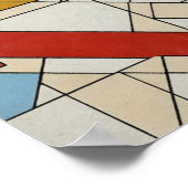 幾何学的抽象芸術アート ポスター (角)