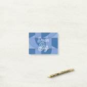 幾何学的抽象芸術アート ポストイット (デスク上)