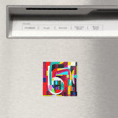 幾何学的抽象芸術アート マグネット (インサイチュ (食洗機))