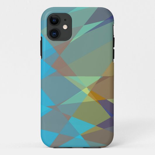 幾何学的抽象芸術アート Case-Mate iPhoneケース (裏面)
