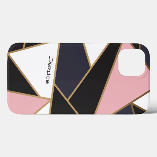 幾何学的抽象芸術オッターボックス- iPhone銀河系ピクセル Case-Mate iPhoneケース (裏面 (横))