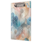 幾何学的抽象芸術クリップボード – モダンデザイン クリップボード (左)